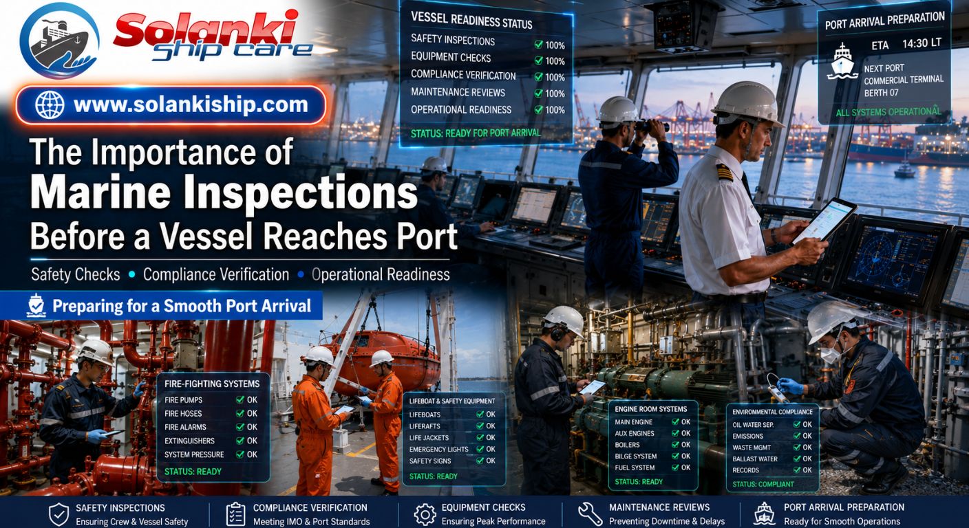 The Importance of Marine Inspections Before a Vessel Reaches Port