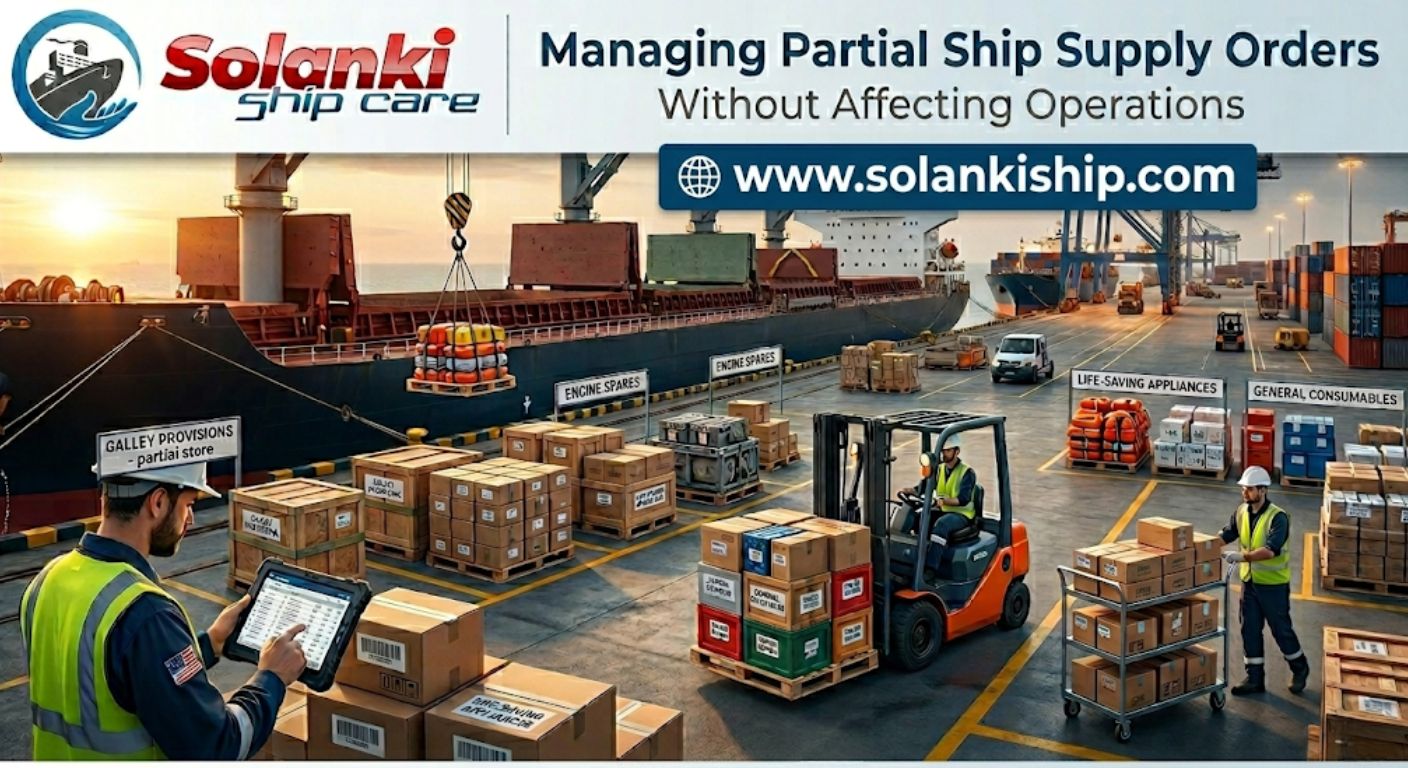 Managing Partial Ship Supply Orders Without Affecting Operations