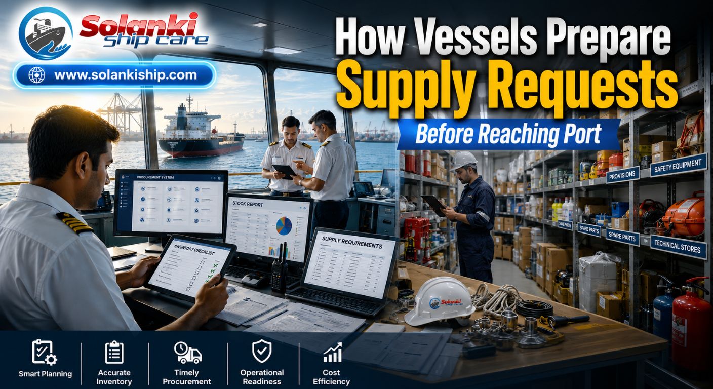 How Vessels Prepare Supply Requests Before Reaching Port