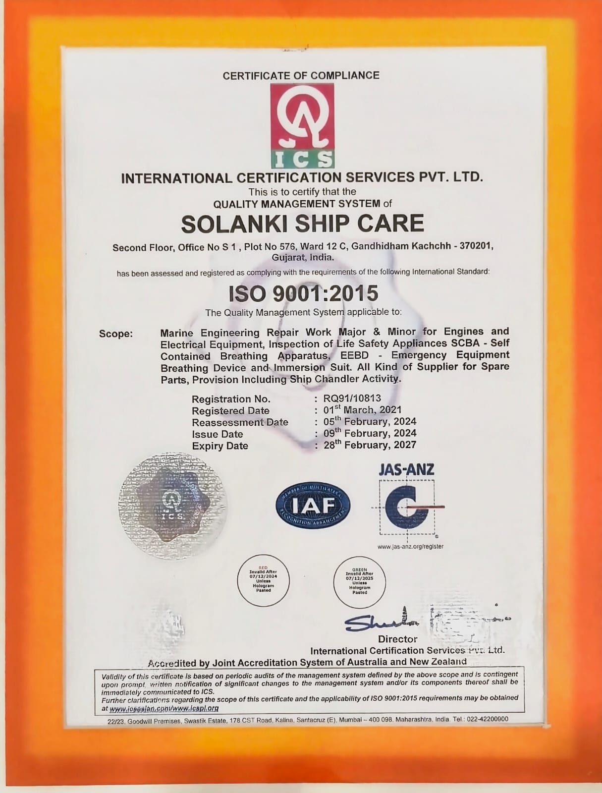 ISO 9001:2015